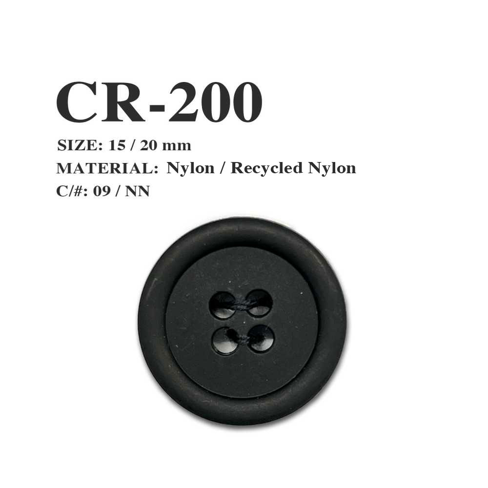 CR-200 4-Loch-Knopf Aus Recyceltem Fischernetz-Nylon[Taste] Morito