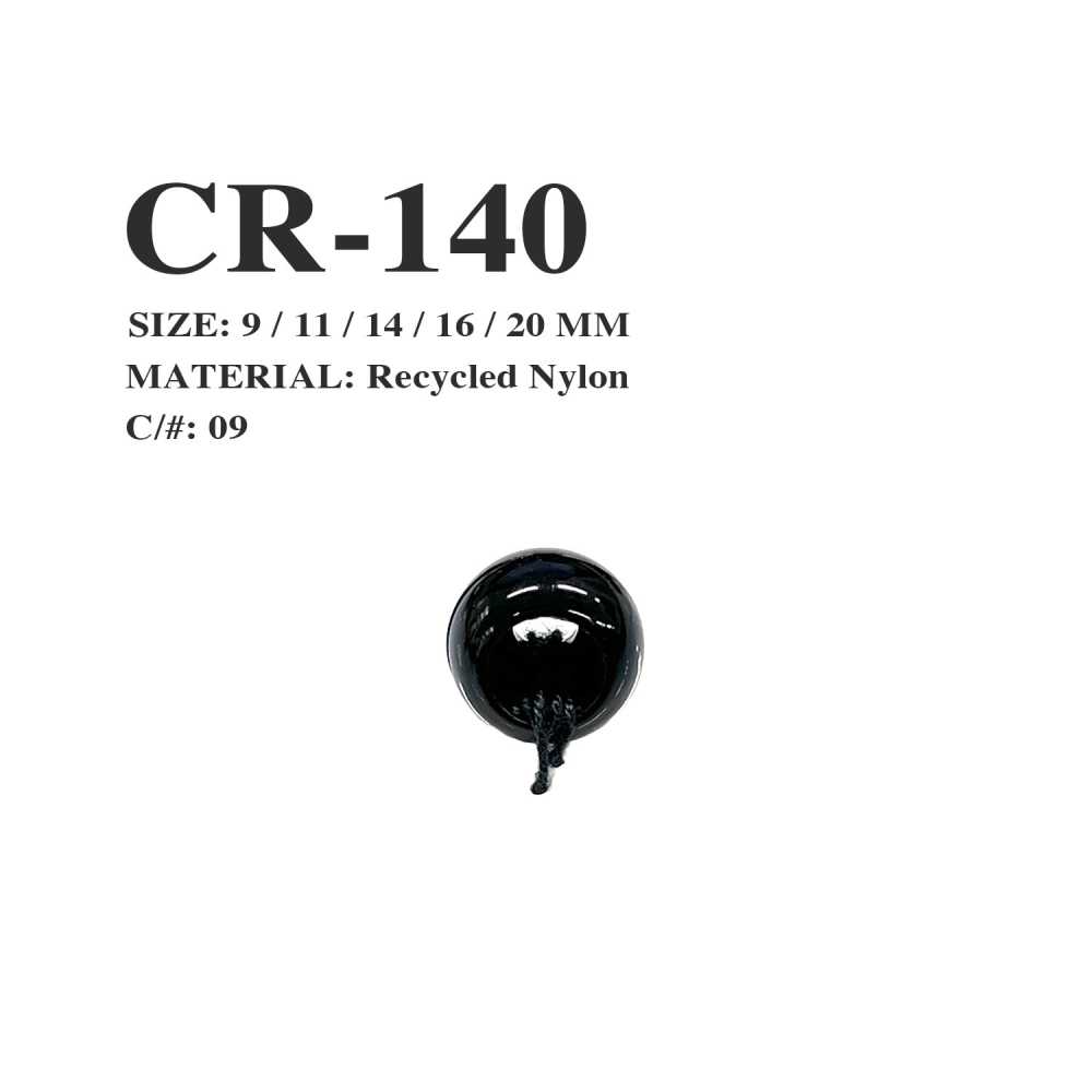 CR-140 Fischernetz Aus Recyceltem Nylon Mit Kordelende In Runder Form[Schnallen Und Ring] Morito