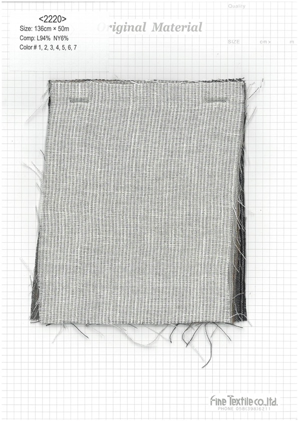 2220 Gestreifter Tunbler Aus Leinen[Textilgewebe] Feines Textil