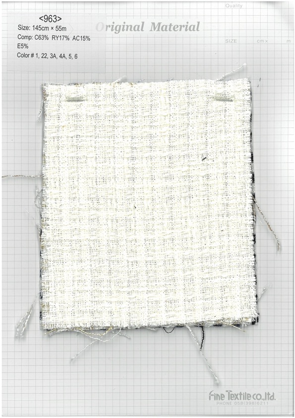 963 Slab Heather Check Tweed[Textilgewebe] Feines Textil