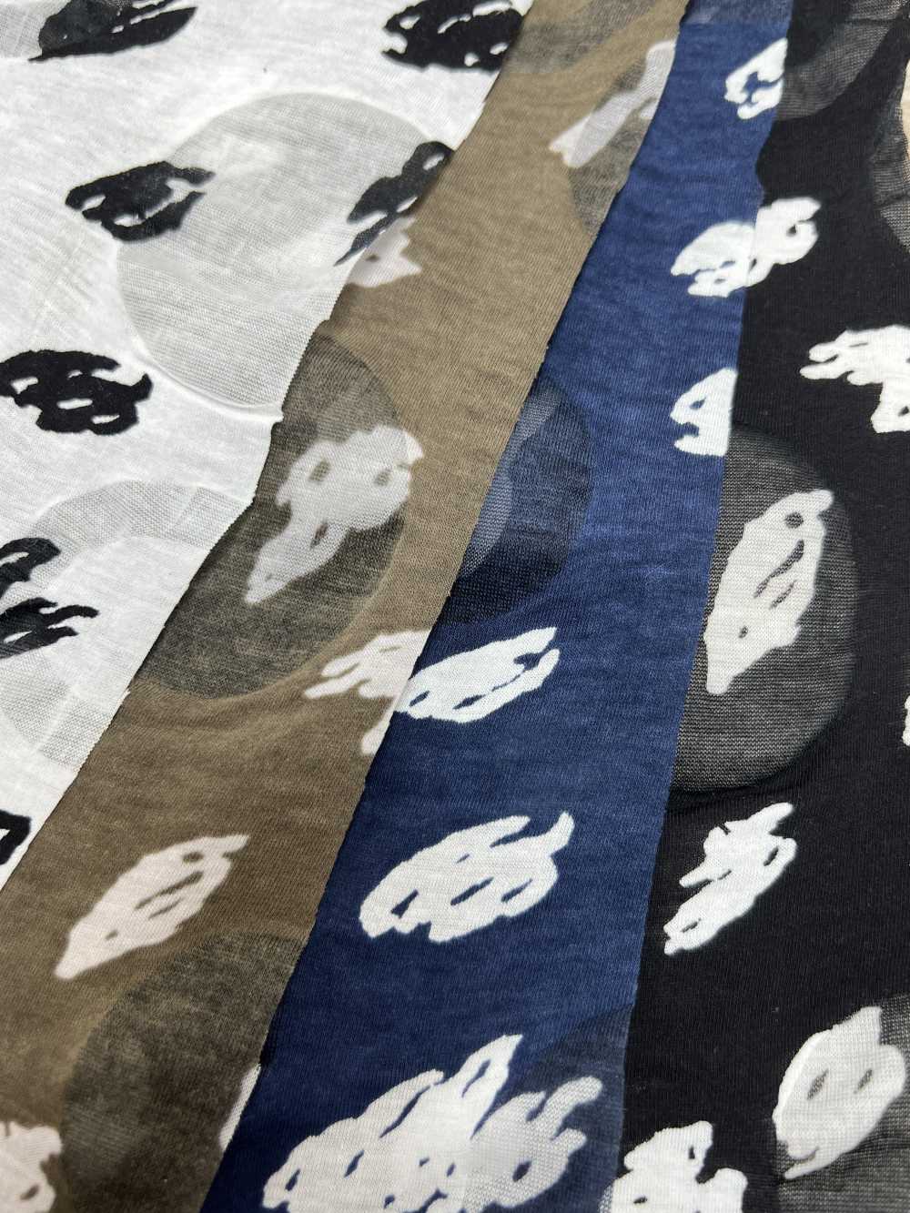 58016-1 Ripple Jersey Print Einfarbiges Kika-Muster[Textilgewebe] SAKURA-UNTERNEHMEN
