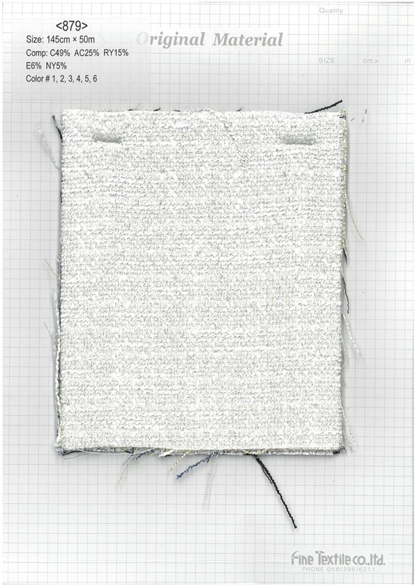 879 Lame Herringbone Fancy Tweed[Textilgewebe] Feines Textil