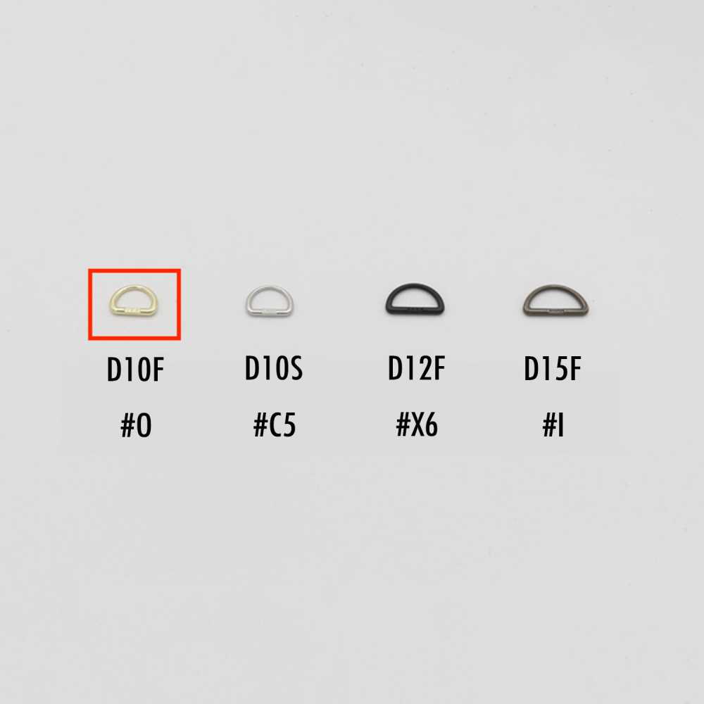 D10F YKK Slider D-Ring Zum Nachrüsten (Für Größen 5 Und Höher)[Reißverschluss] YKK