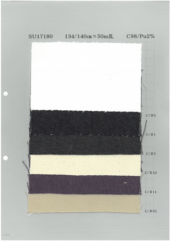SU17180 12 Unzen Stretch-Denim In Farbe[Textilgewebe] Yoshiwa Textil