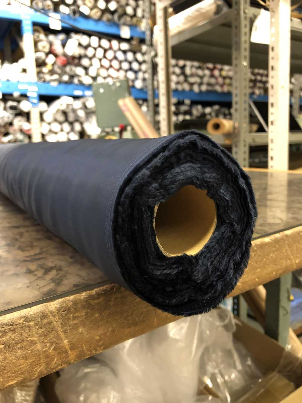 AK4340 100 % Cupro, Weite Passform, Marineblau, Ohne Muster[Beschichtung] Asahi KASEI