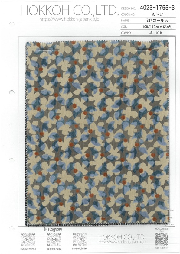 4023-1755-3 21W Cord[Textilgewebe] HOKKOH