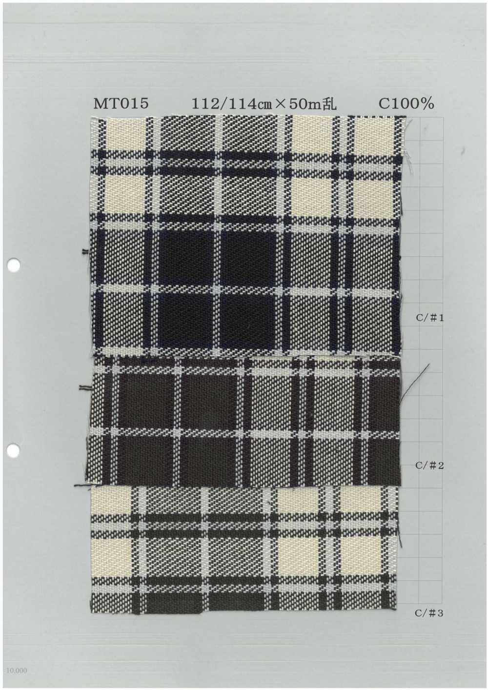 MT015 Baumwoll-Tartan[Textilgewebe] Yoshiwa Textil