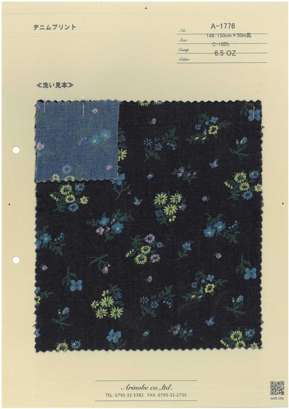 A-1776 Denim-Druck[Textilgewebe] ARINOBE CO., LTD.
