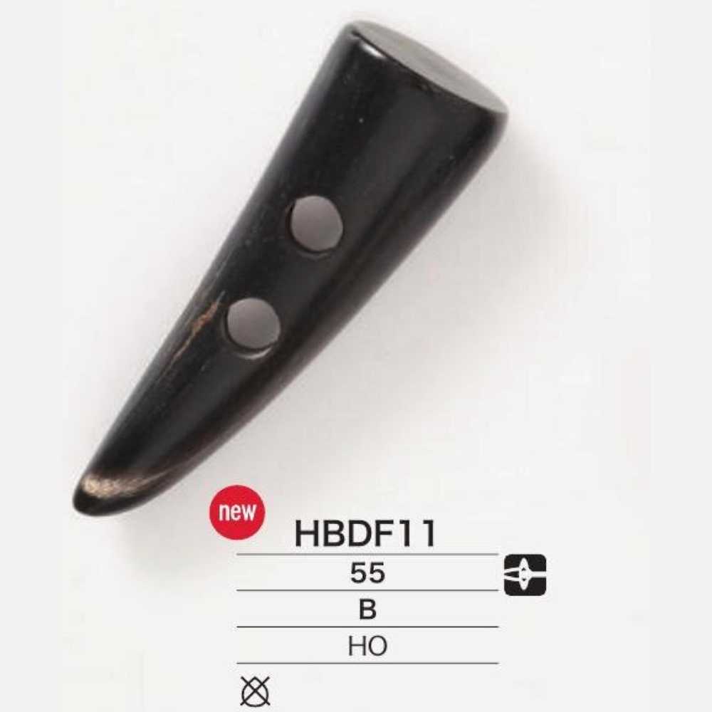 HBDF11 Echter Seesackknopf Aus Büffelhorn[Taste] IRIS