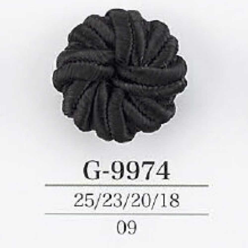 G9974 Tunnelfußknopf Aus Kordel/Nylonharz[Taste] IRIS