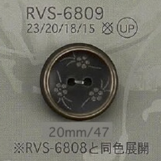 RVS6809 Zweilochknopf Aus Polyesterharz[Taste] IRIS