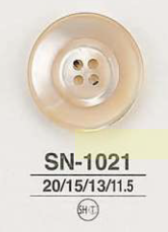 SN1021 Muschel-Muschel-4-Loch-Knopf[Taste] IRIS