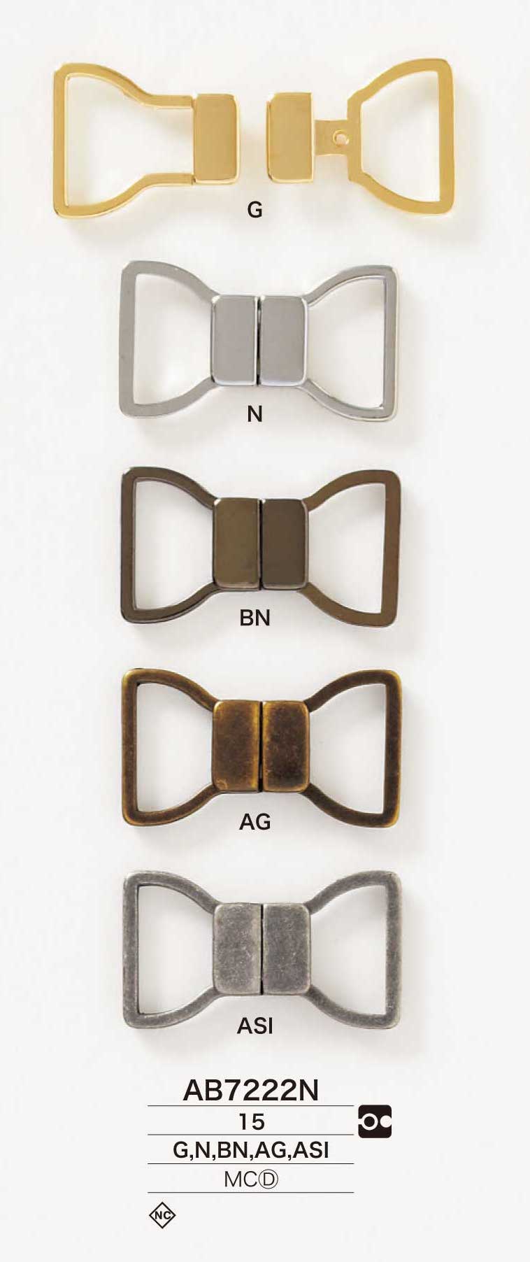 AB7222N Vorderteil Aus Druckguss[Haken] IRIS