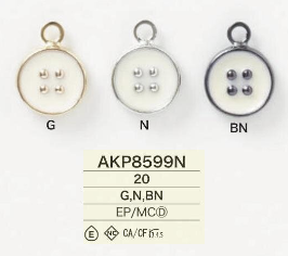 AKP8599N Reißverschlusspunkte Aus Epoxidharz/Druckguss IRIS