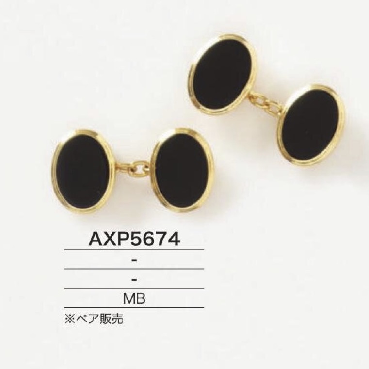 AXP5674 Manschettenknöpfe Aus Messing[Sonstige Waren] IRIS