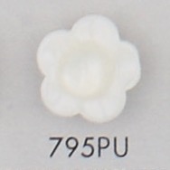 795PU Blumenförmiger Kunststoffknopf Mit 2 Löchern[Taste] DAIYA BUTTON