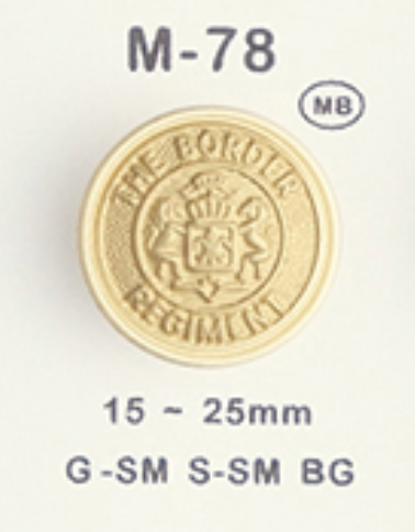 M-78 Metallknopf[Taste] DAIYA BUTTON