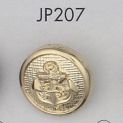 JP207 ABS樹脂製 メッキ釦[Taste] DAIYA BUTTON