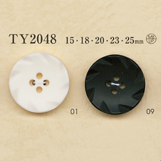 TY2048 4-Loch-Knopf Aus Polyesterharz/Messing[Taste] DAIYA BUTTON(DAIYA BUTTON)