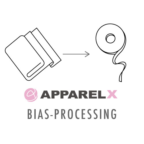 BIAS-PROCESSING Schrägbandzuschnitt (Textilbreite 123cm Oder Mehr, Weniger Als 160cm)[System]