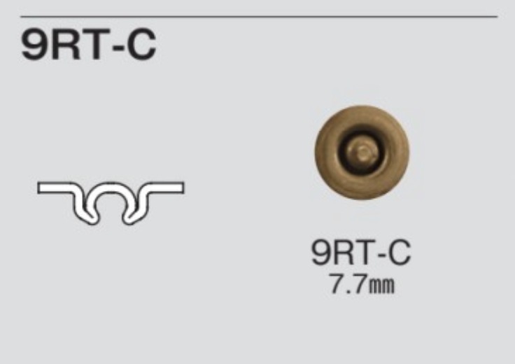 9RT-C 9RT-C Robustes Y-Bein, Nur[Druckverschluss/Ösenscheibe] Morito