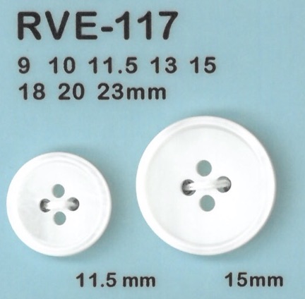 RVE117 4- Muschelknopf, Muschel[Taste] DAIYA BUTTON