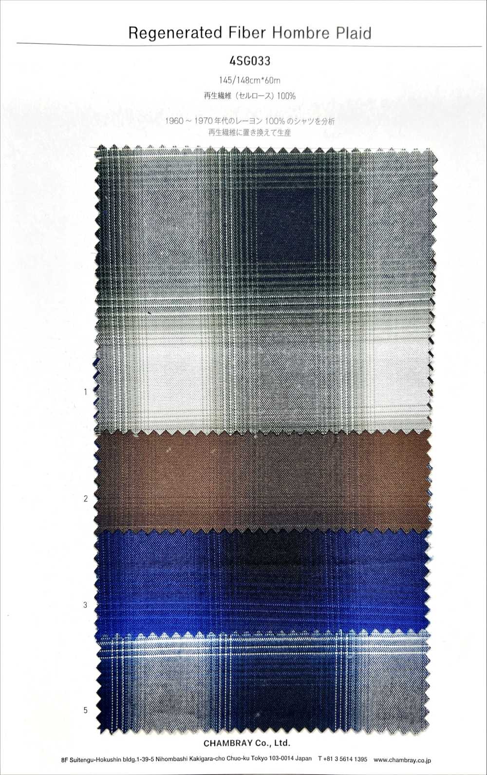 4SG033 Ombre-Plaid Aus Recyclingfasern[Textilgewebe]