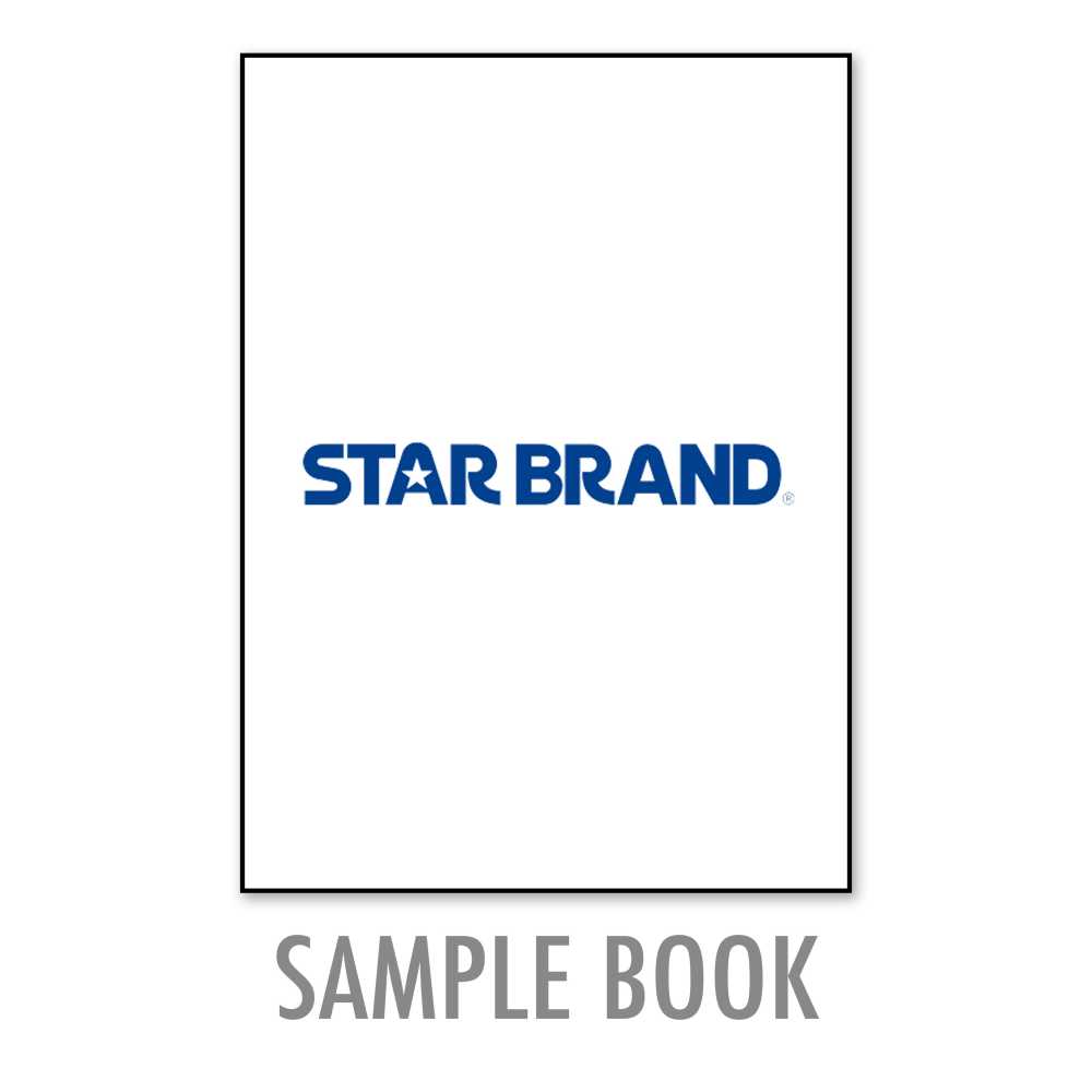 STARBRAND-SAMPLE4 STAR BRAND Roll Shooting Umfassendes Musterbuch[Musterkarte]