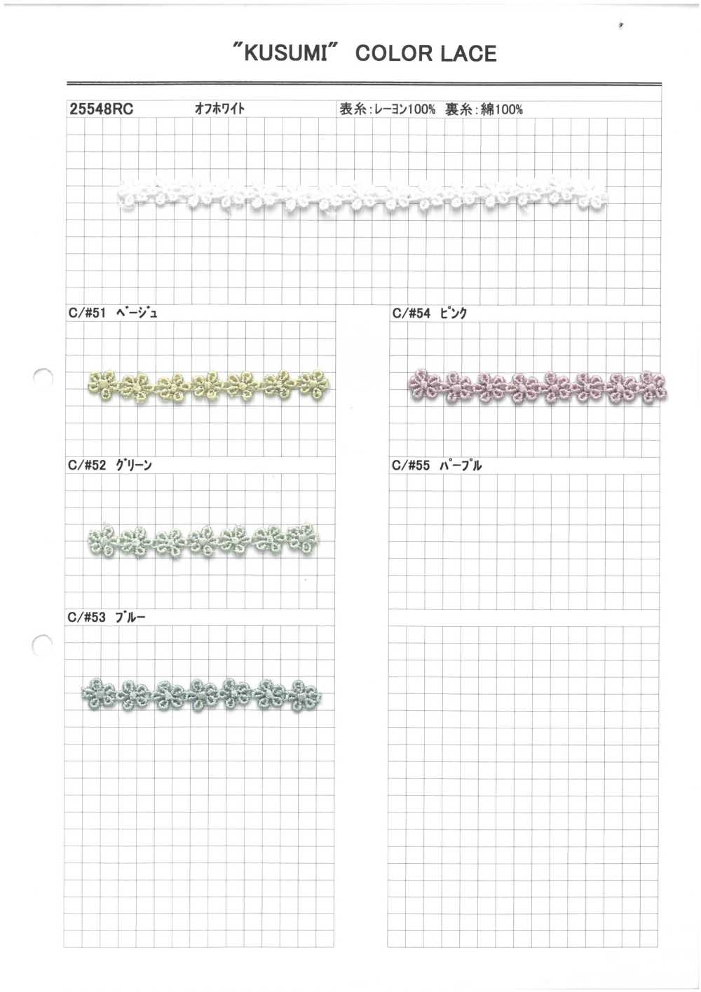 25548RC Chemische Spitze Kyowa Lace