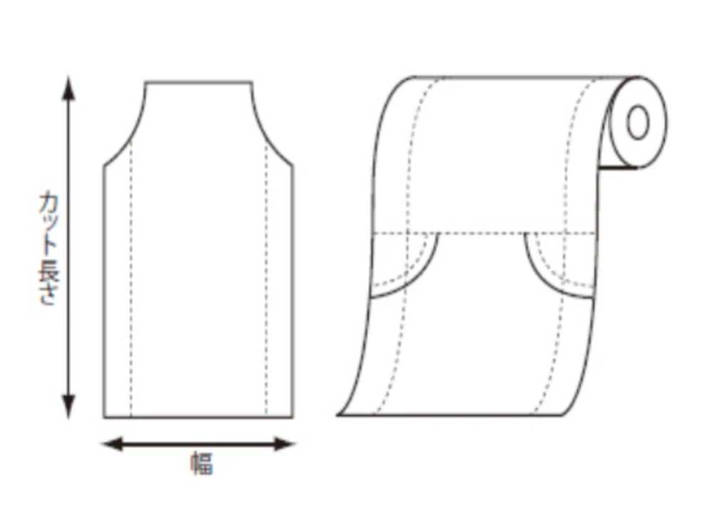 41460 Breite PE-Rollenabdeckung Mit Seitenfalten, Breite 580/680 Mm X 900 Mm[Verschiedene Waren Und Andere]