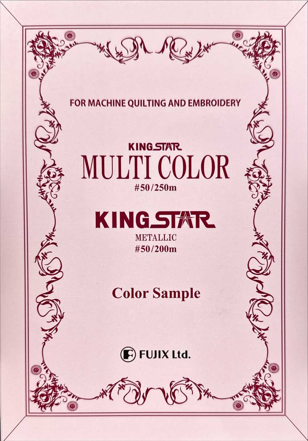 FUJIX-SAMPLE-27 Kingstar Multicolor Metallic Musterkarte FUJIX