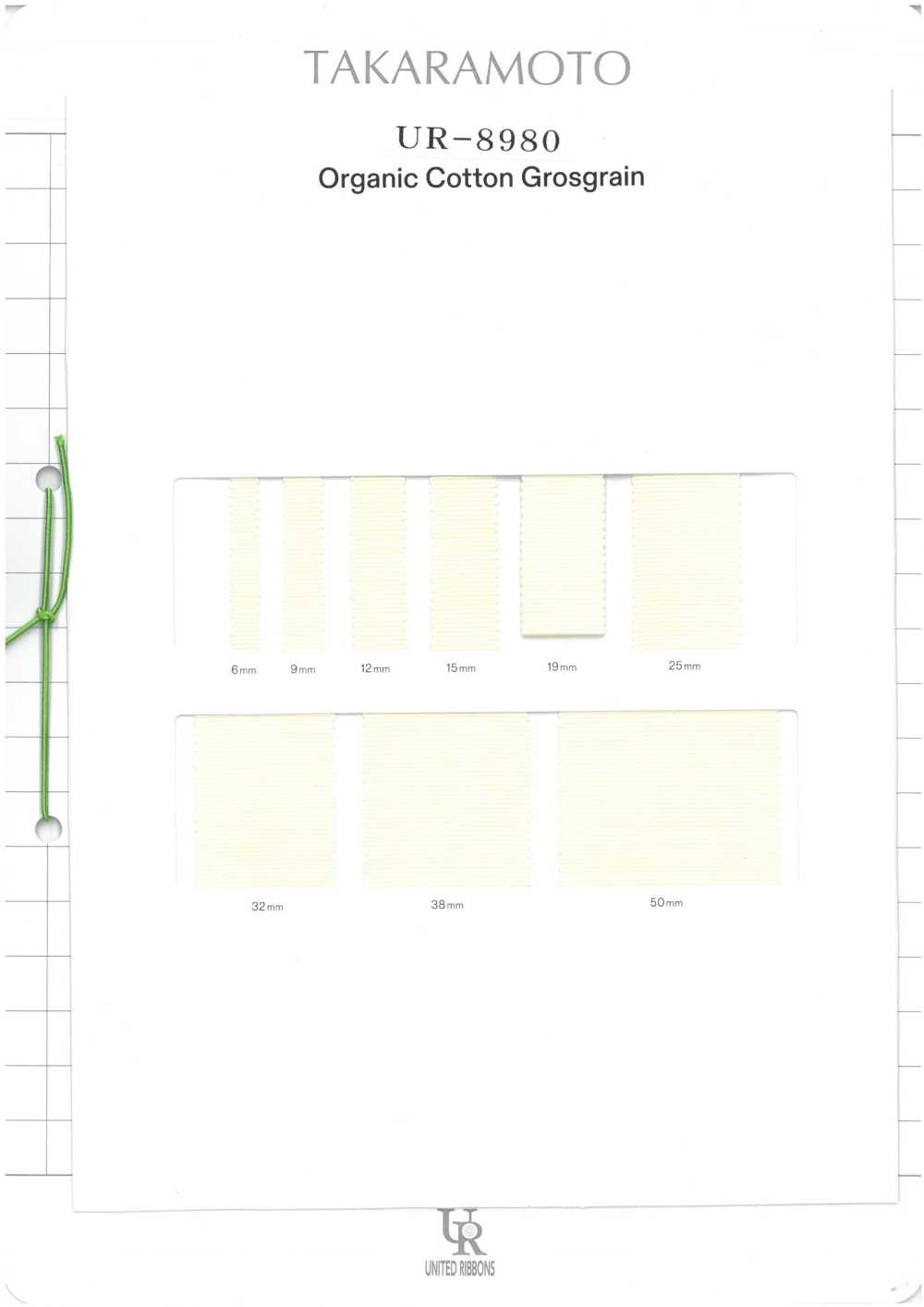 UR-8980-SAMPLE UR-8980 Musterkarte UNITED RIBBONS