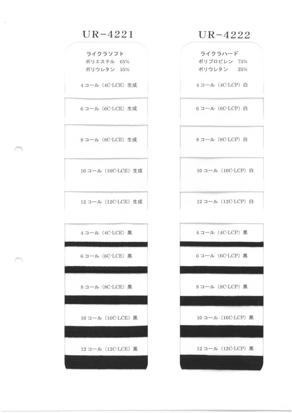 UR4221-UR4222-SAMPLE UR-4221 Musterkarte UNITED RIBBONS