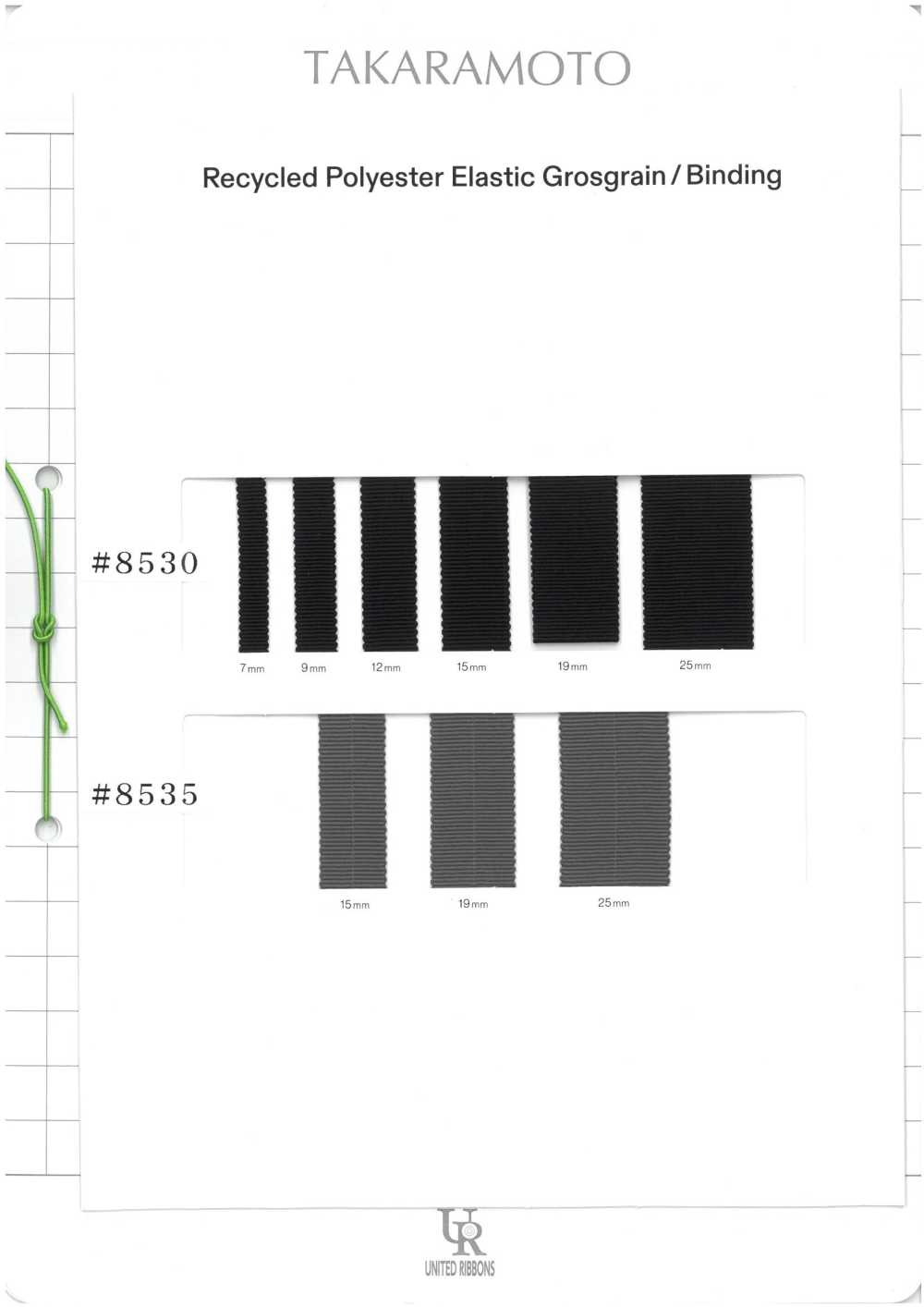 8530/8535-SAMPLE 8530/8535 Musterkarte UNITED RIBBONS