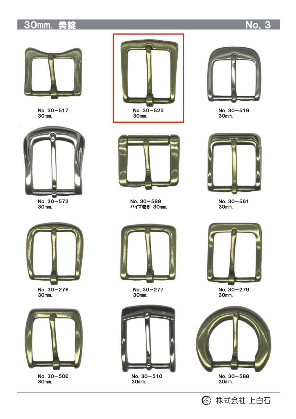 30-523 30 Mm Schnalle[Schnallen Und Ring]