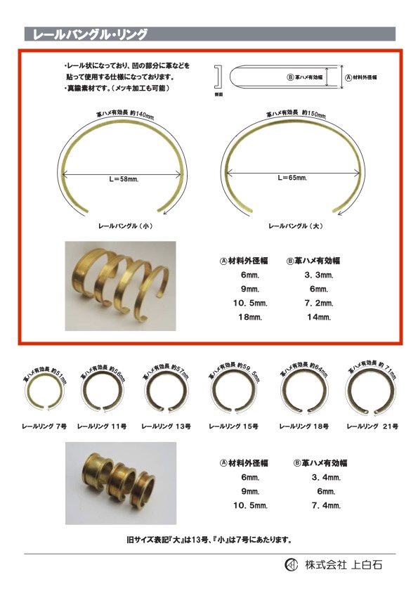 RAIL-BANGLE Schienen-Armreif[Verschiedene Waren Und Sonstiges] Kamishiraishi