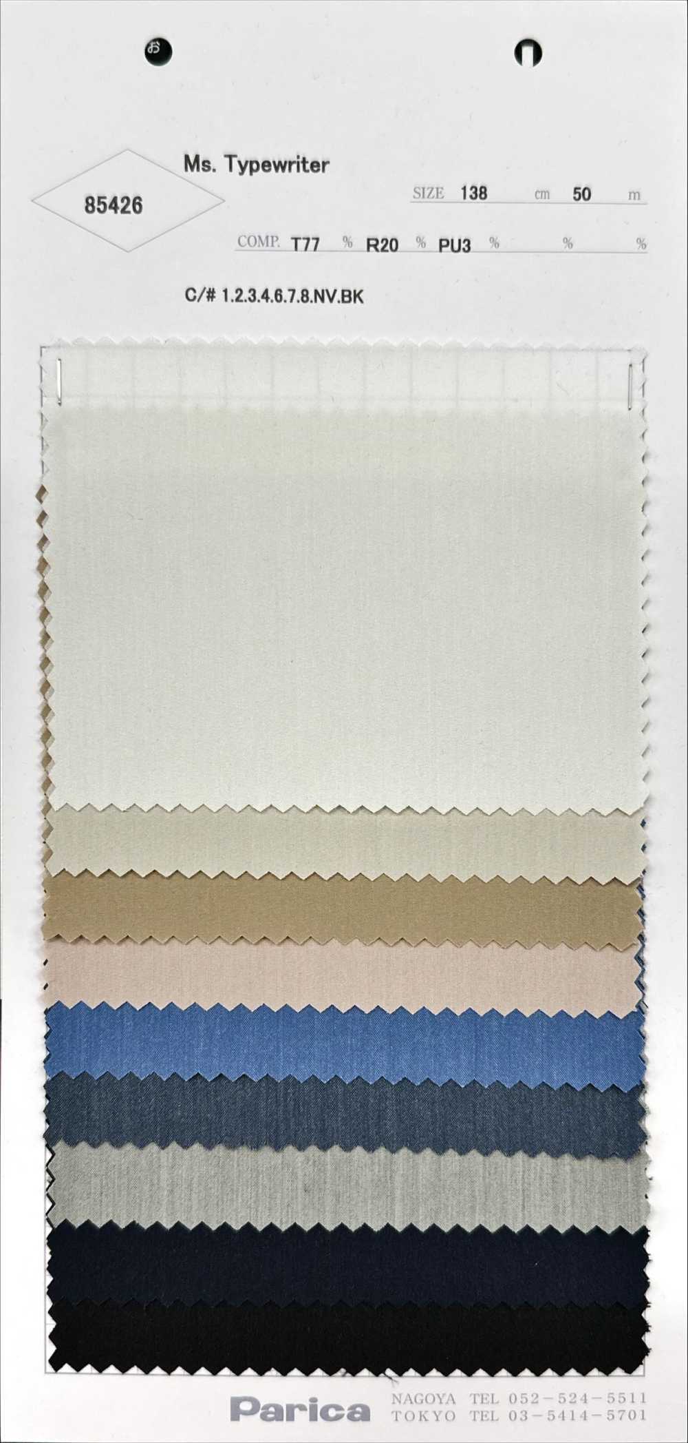 85426 Frau Schreibmaschinentuch[Textilgewebe] Parika