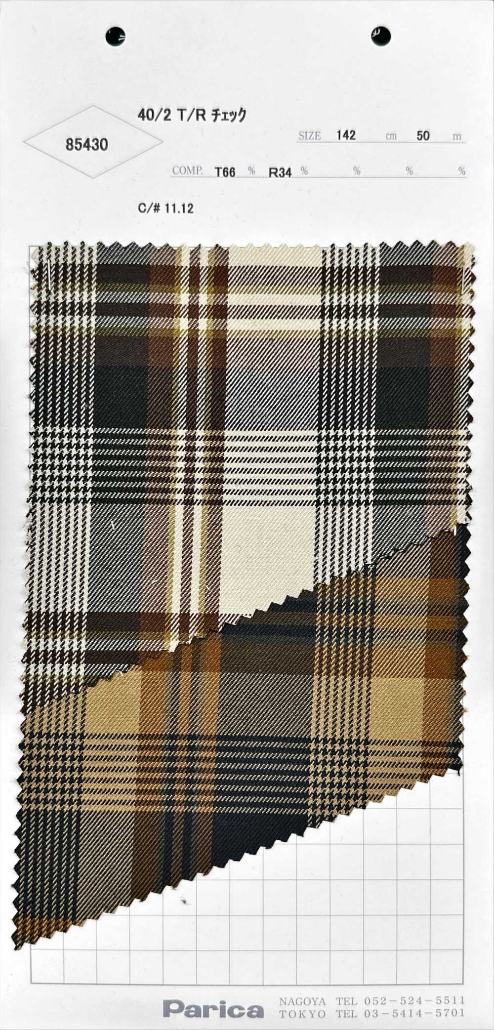 85430 40/2 T/R-Prüfung[Textilgewebe] Parika