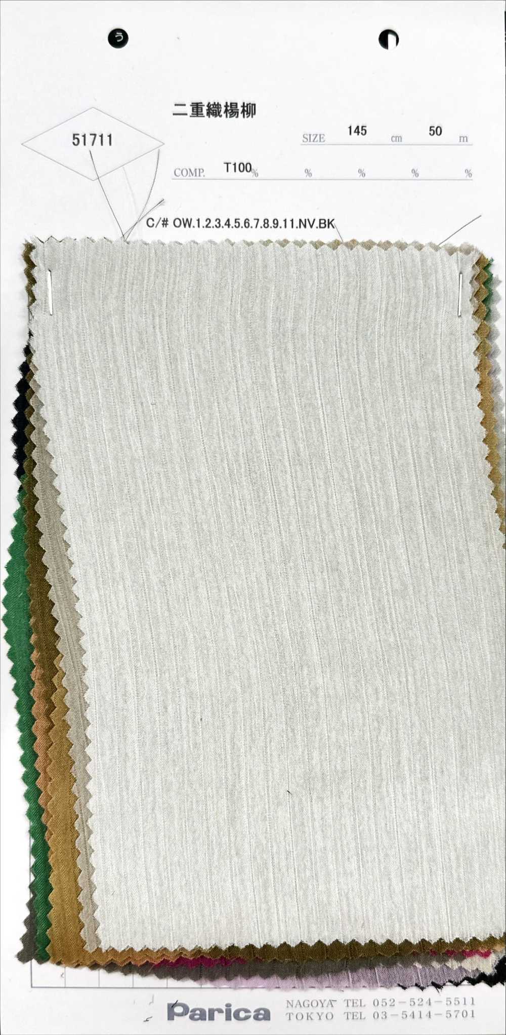 51711 Doppelt Gewebtes Yoryu (Knitterkrepp)[Textilgewebe] Parika