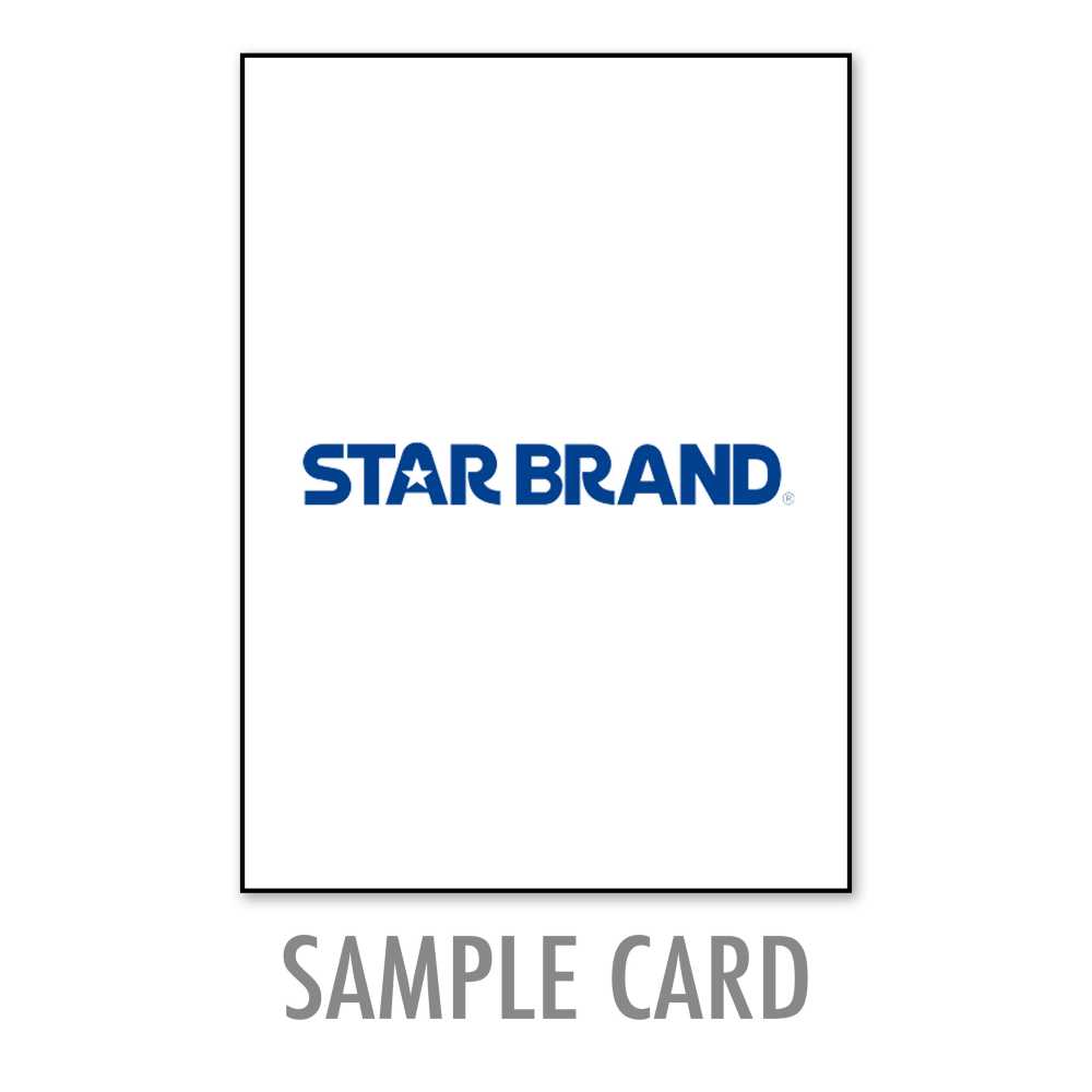 800-10007-SAMPLE STAR BRAND 800/10007 Musterkarte STAR BRAND (Hoshika)