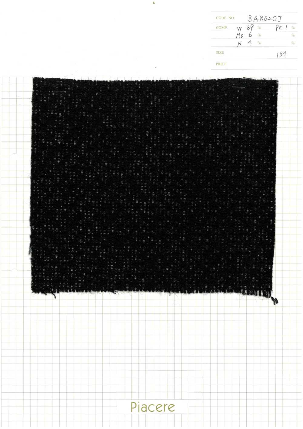 8A8020J Doppelte Verstrickung[Textilgewebe] Piacere