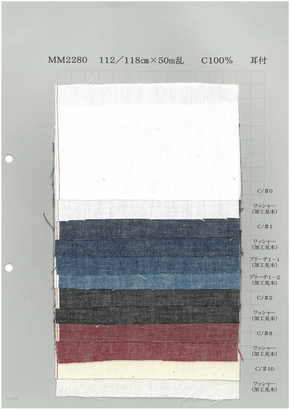 MM2280 Selvedge Light Ounce Color Denim 5oz[Textilgewebe] Yoshiwa Textilien