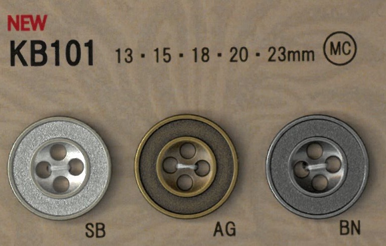KB101 Metallknöpfe Im Vintage-Stil Mit Rand.[Taste] DAIYA BUTTON(DAIYA BUTTON)