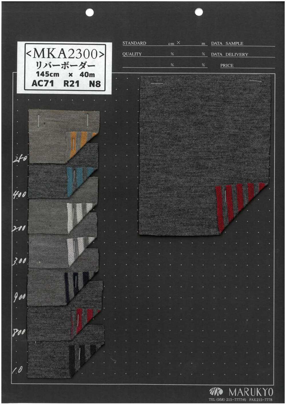 MKA2300 Fluss-Horizontalstreifen[Textilgewebe] Marukyo Textile