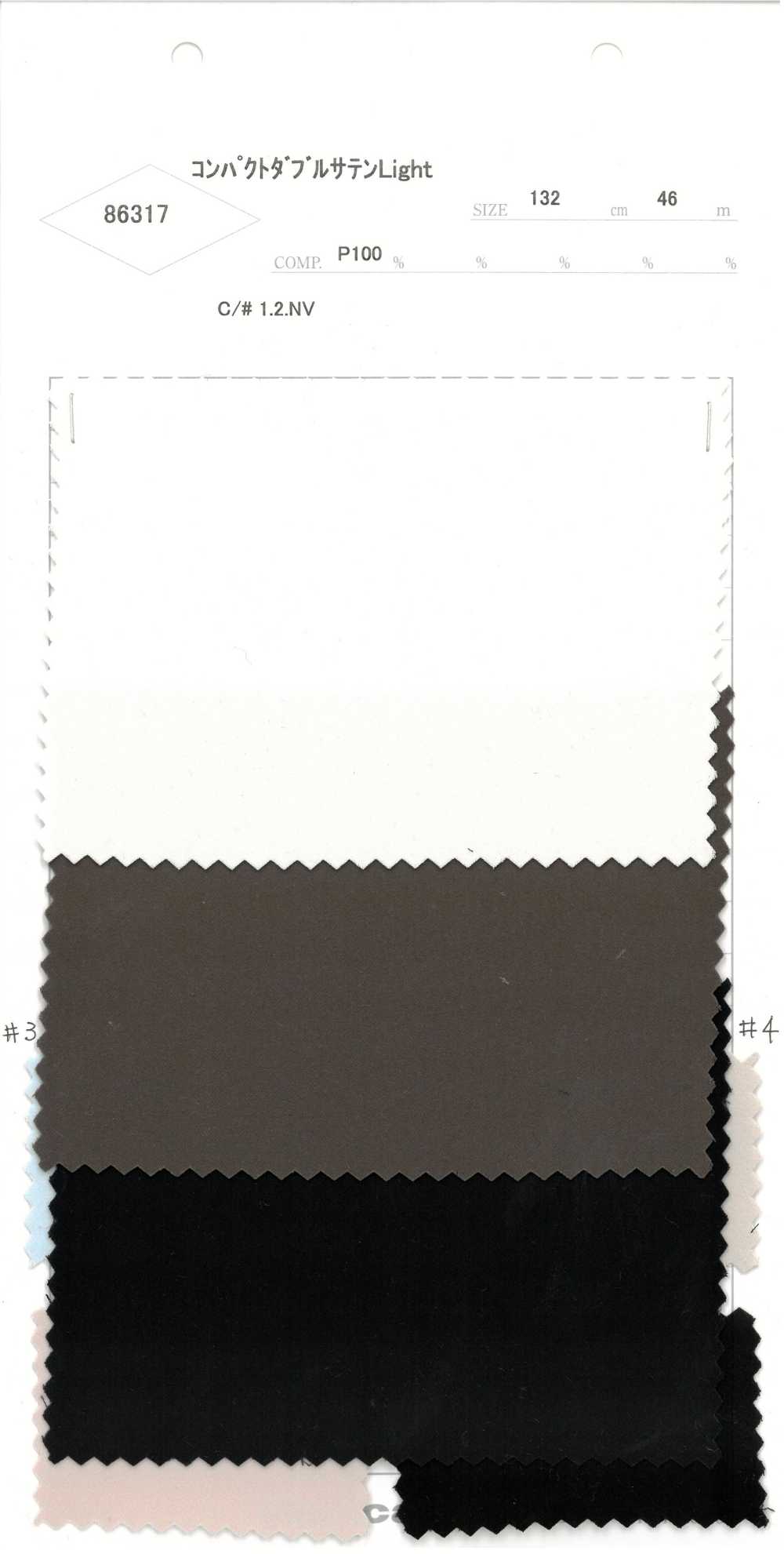 86317 Kompaktes Doppel-Satin-Licht[Textilgewebe] Parika