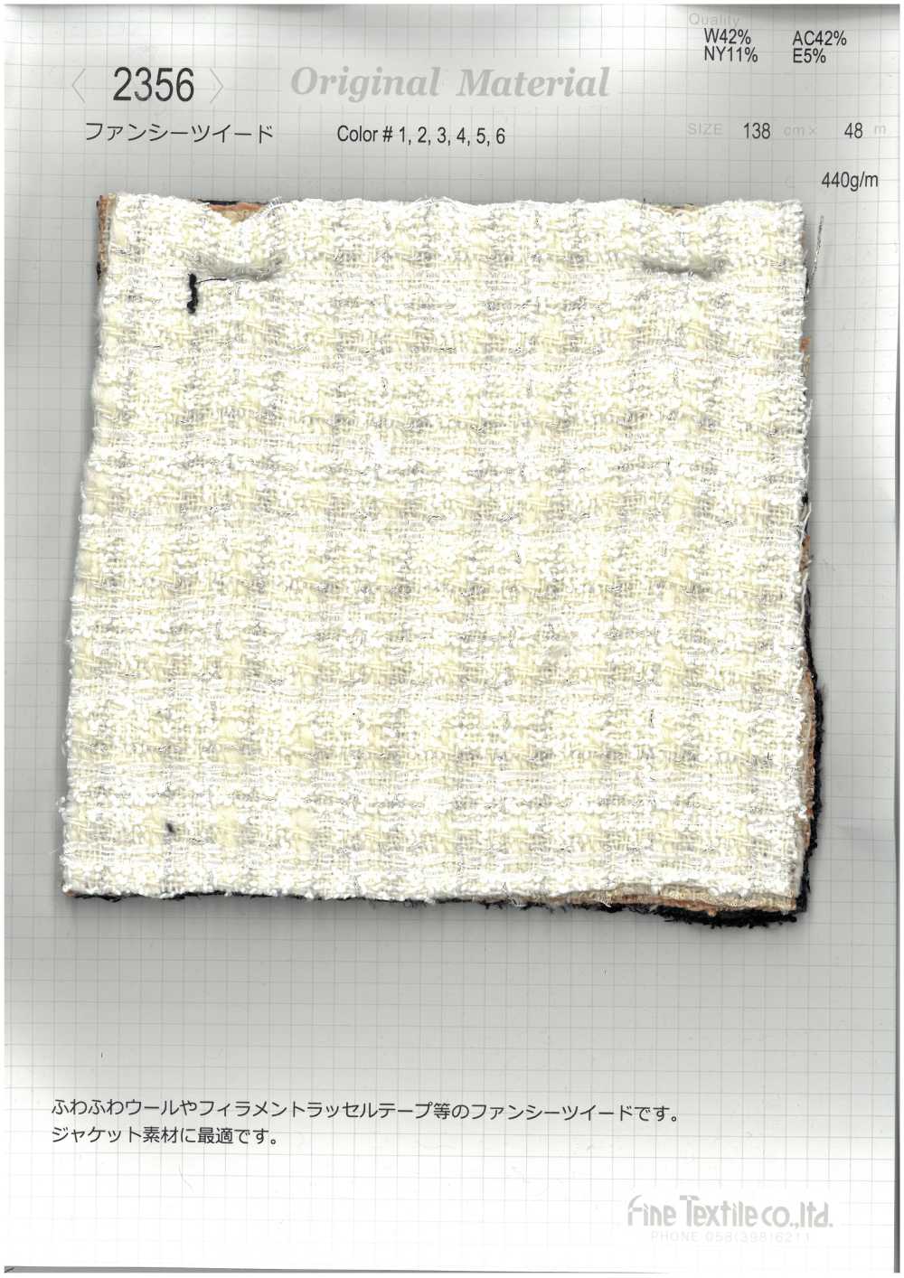 2356 Edler Tweed[Textilgewebe] Feine Textilien