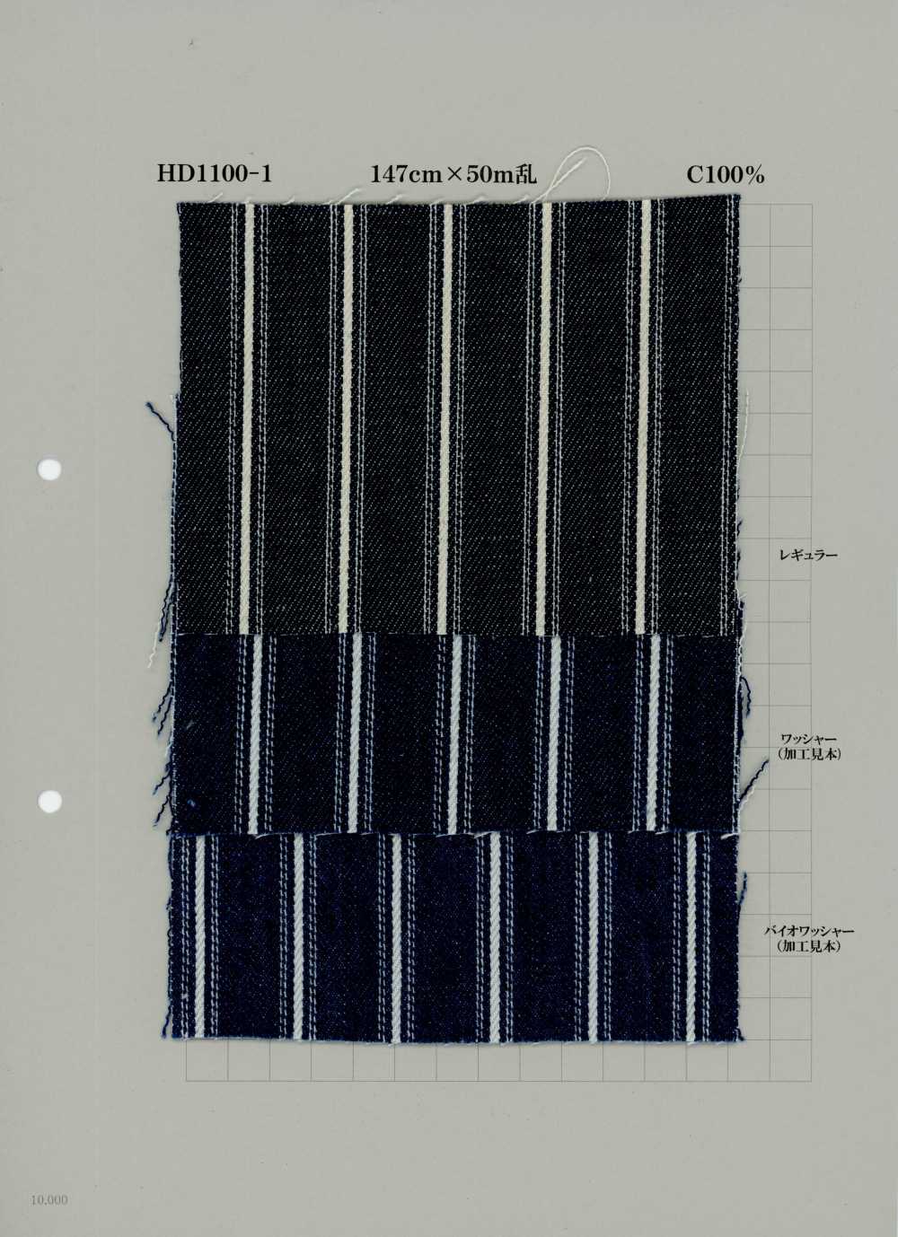 HD1100-1 Baumwoll-Denim 9 Oz[Textilgewebe] Yoshiwa Textilien