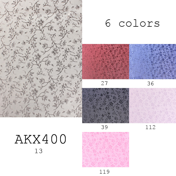 AKX400 Blumenmuster Jacquard Bemberg 100% Futter EXCY Original[Beschichtung] Asahi KASEI