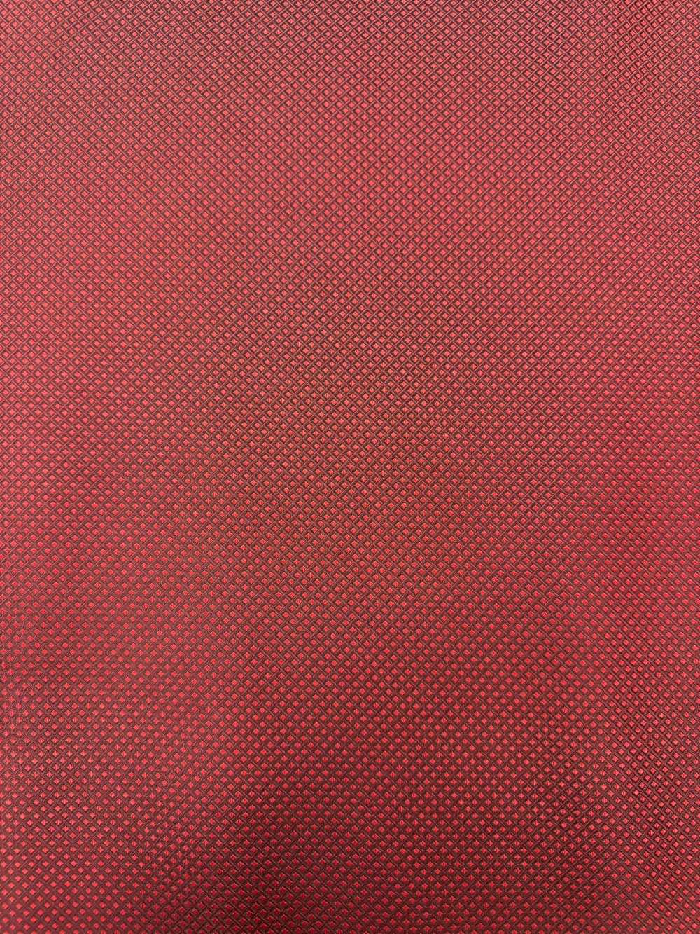 184E [Outlet] Yamanashi Fujiyoshida 100% Seide, Diagonal Kariert, Weinrot[Textil] Yamamoto(EXCY)