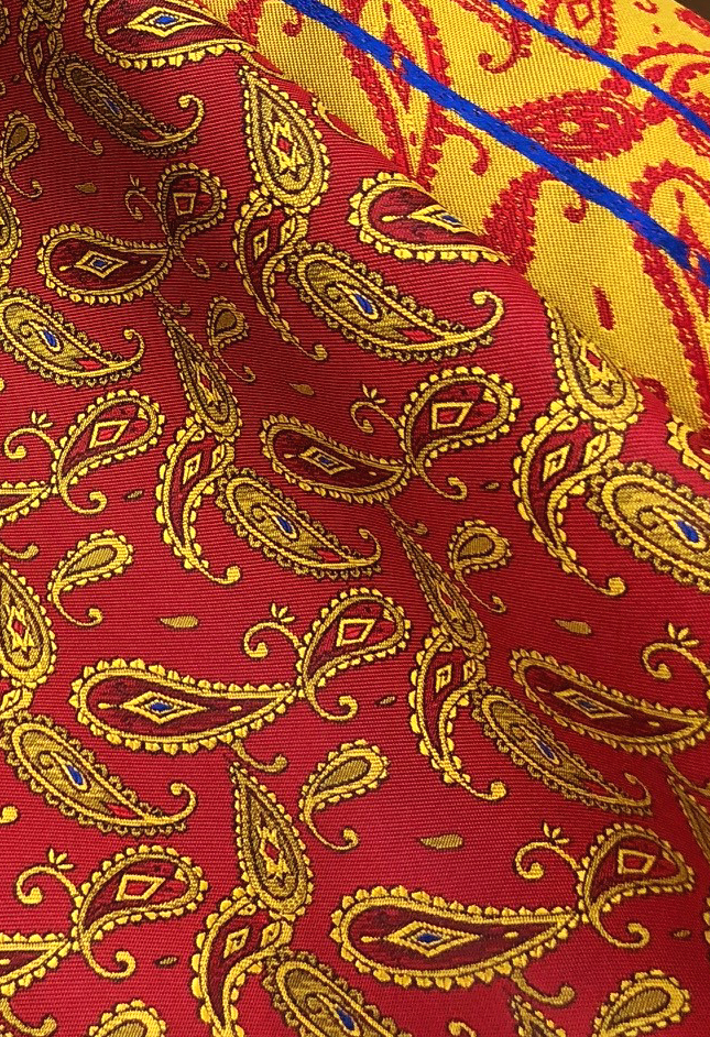 951 Yamanashi Fujiyoshida Paisley-Muster Seiden-Jacquard-Textil Yamamoto(EXCY)